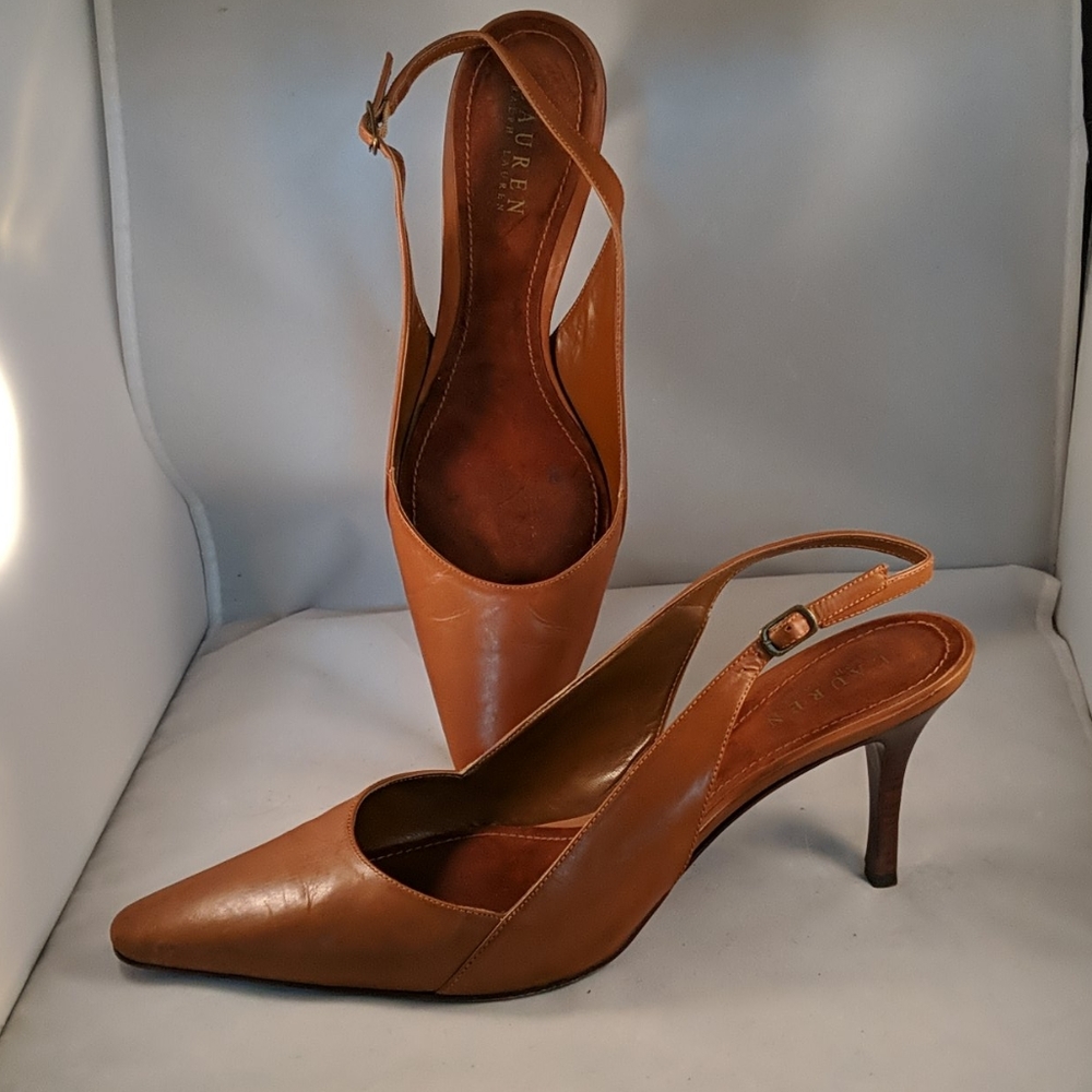 Lauren Ralph Lauren slingback heels